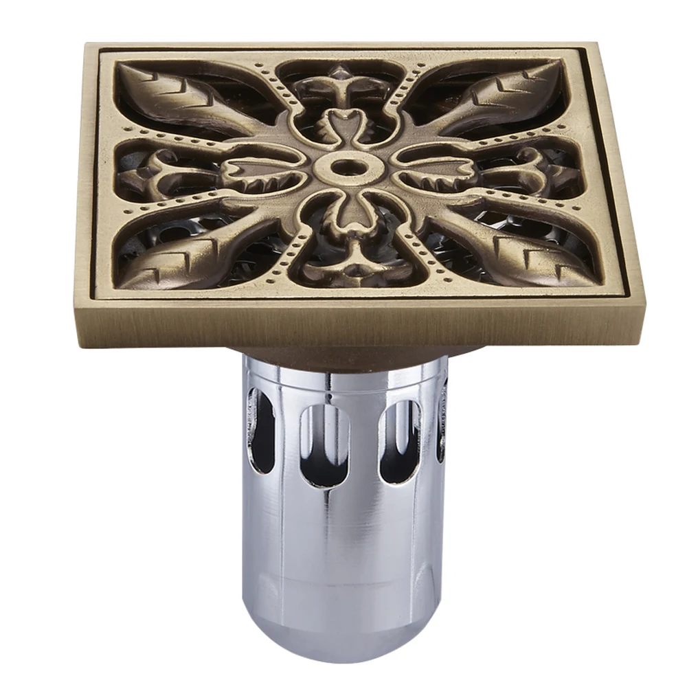 Floor drain odor proof shower room floor drain all copper odor washing