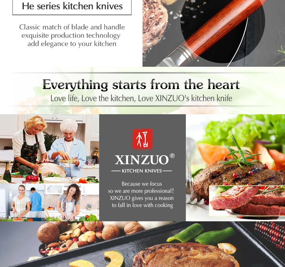 XINZUO 5 дюймов профессиональный нож для стейка Высокоуглеродистый японский VG10 Дамасская сталь кухонные ножи лезвие острый нож кухонные инструменты подарок