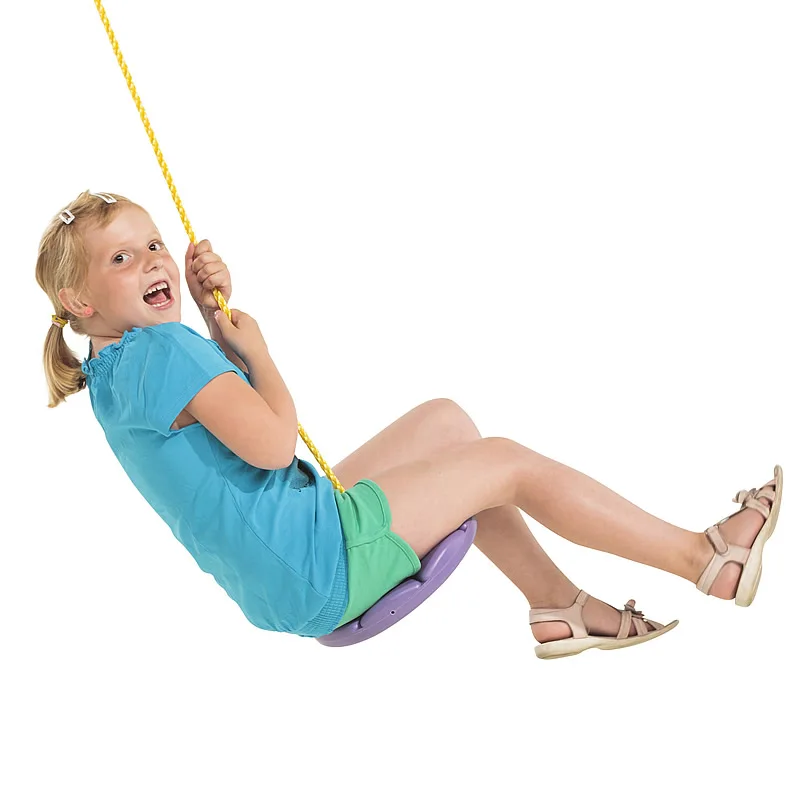 Kids Indoor/Outdoor Disc Swing Seat Monkey Rope Tree Swing with Chain Great for Tree, Swing Set, Backyard, Playground, Playroom Kids Indoor/Outdoor Disc Swing Seat Monkey Rope Tree Swing with Chain Great for Tree, Swing Set, Backyard, Playground, Playroom