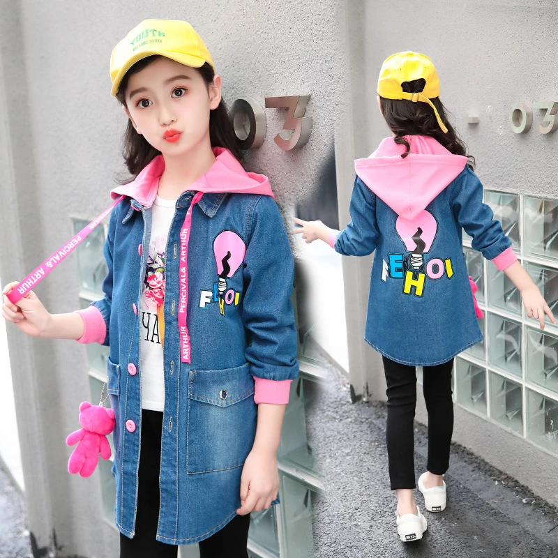 girls blue jean jacket