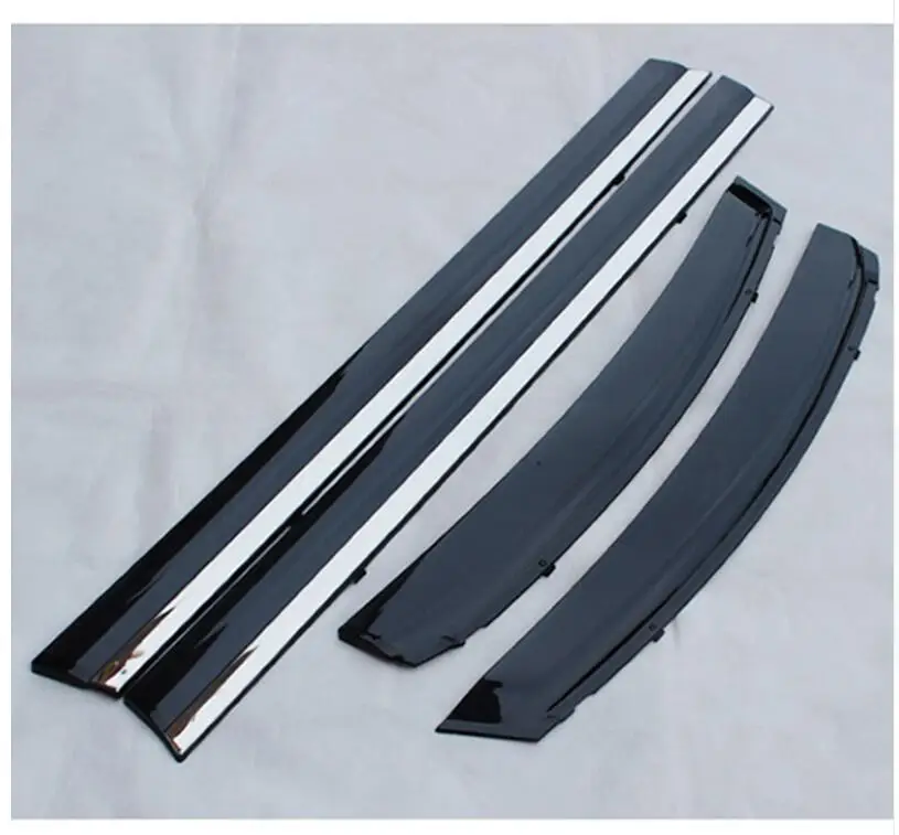 

Car Stylingg Awnings Shelters 4pcs/lot Window Visors For Toyota Alphard 2015-2017 Sun Rain Shield Stickers Covers car