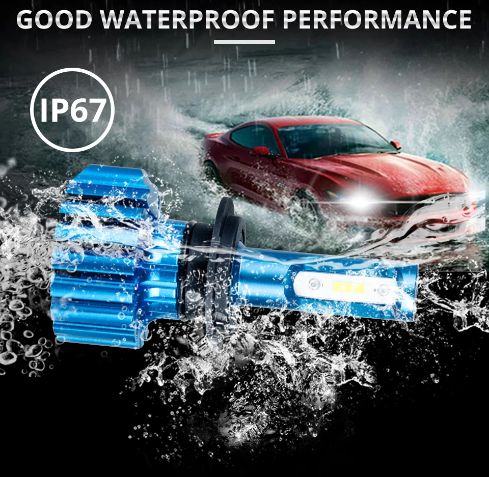 Aceersun H7 LED Bulb Car Headllight H4 LED H1 H11 72W Fog Light 12V 24V Auto Headlamp Lamps 12000LM 6500K Car Led H4 H7 Light (4)
