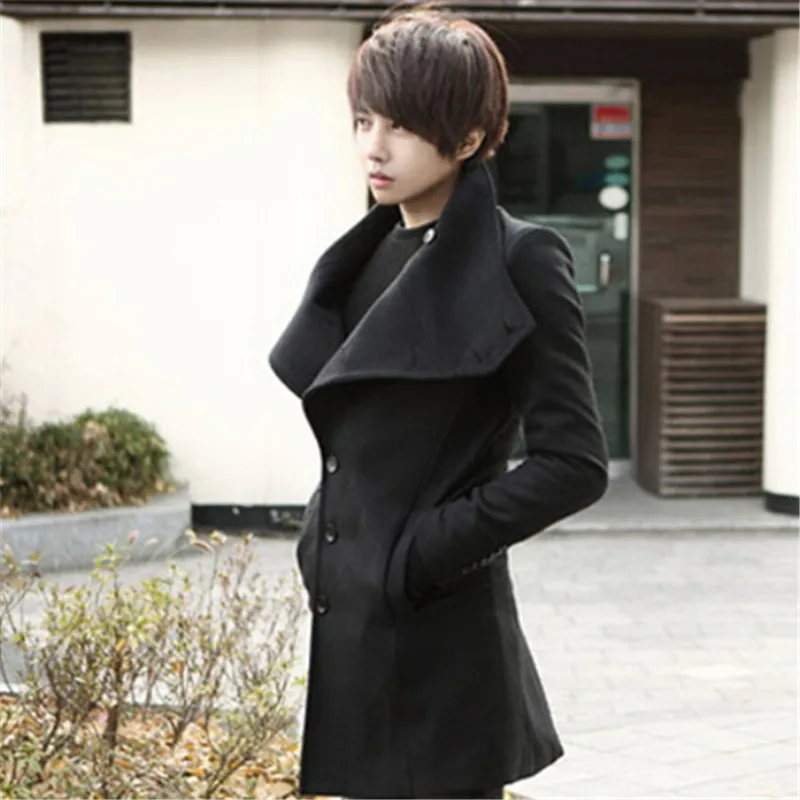15 メンズ秋と冬コート メンズ コート長い セクション爆発モデル男性モデル トレンチコート男性カジュアル コート それ Coats Arms Coat Militarycoat Wallet Aliexpress