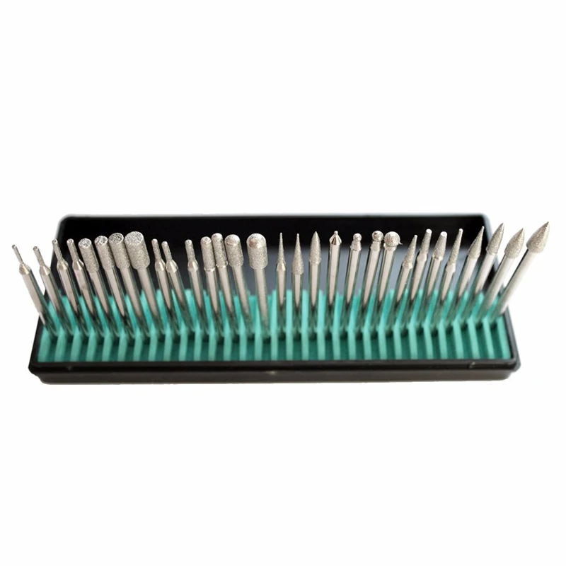 30 pcs/box 3mm Shank Diameter Abrasive Needles For Polishing Grinding