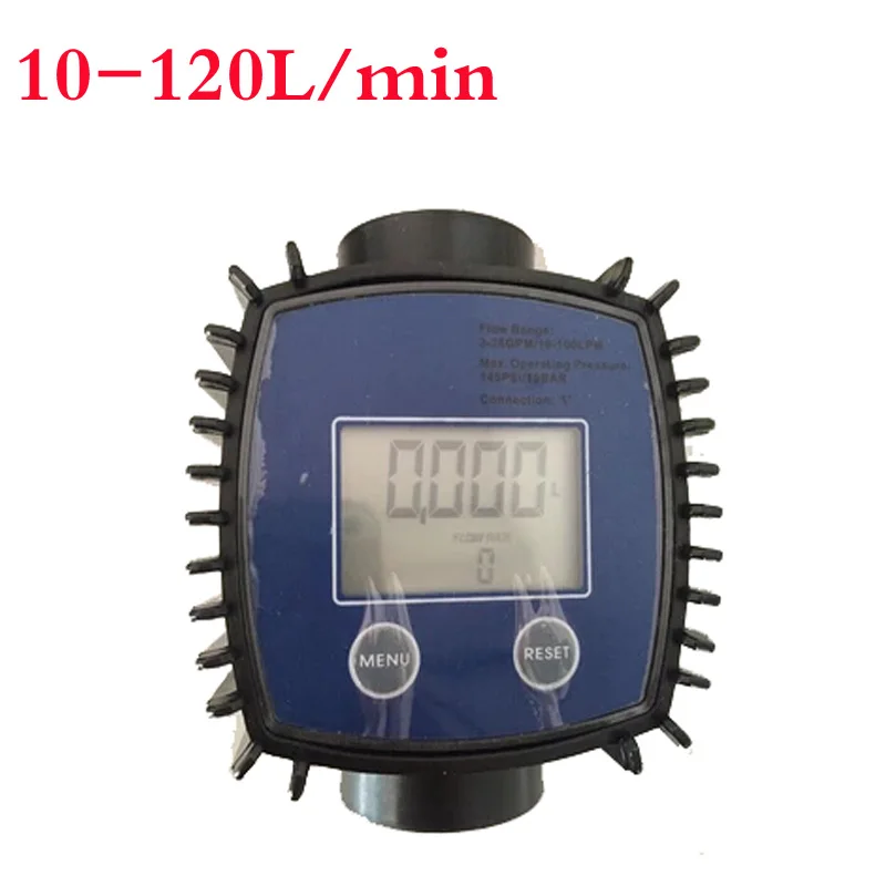 

digital turbine flow meter liquid flow meter water diesel kerosene 1 inch stainless steel Interface