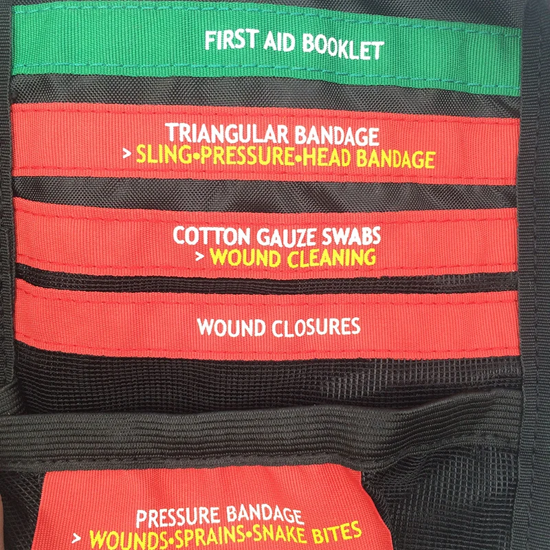 Bolsa vacía para Kit de primeros auxilios al aire libre salvaje supervivencia bolsa médica sin contenido Kit de primeros auxilios Camping Kits de emergencia bolsas