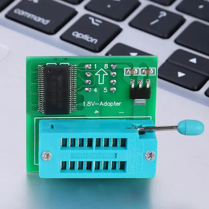 1 8 V адаптер SPI Flash SOP8 DIP8 W25 MX25 программисты материнская плата|Аксессуары для