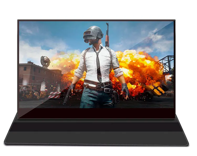 with case 13,3 дюймов 1080P HDR Mini DP HDMI type-c сенсорный монитор для смартфона переключатель PS4 NS ноутбук ips OGS сенсорный экран с динамиком - Цвет: with case