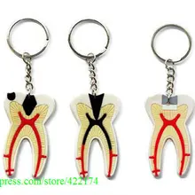 20 шт Пластик зуб брелок стоматологические аксессуары украшения продуктов odontologia материалы для стоматолога