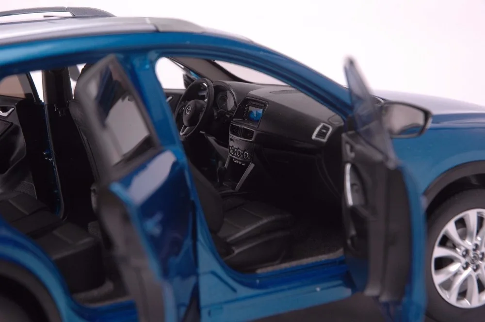 1:18 литая модель для Mazda CX-5 синий внедорожник игрушечный автомобиль миниатюрная коллекция подарок CX5 CX 5