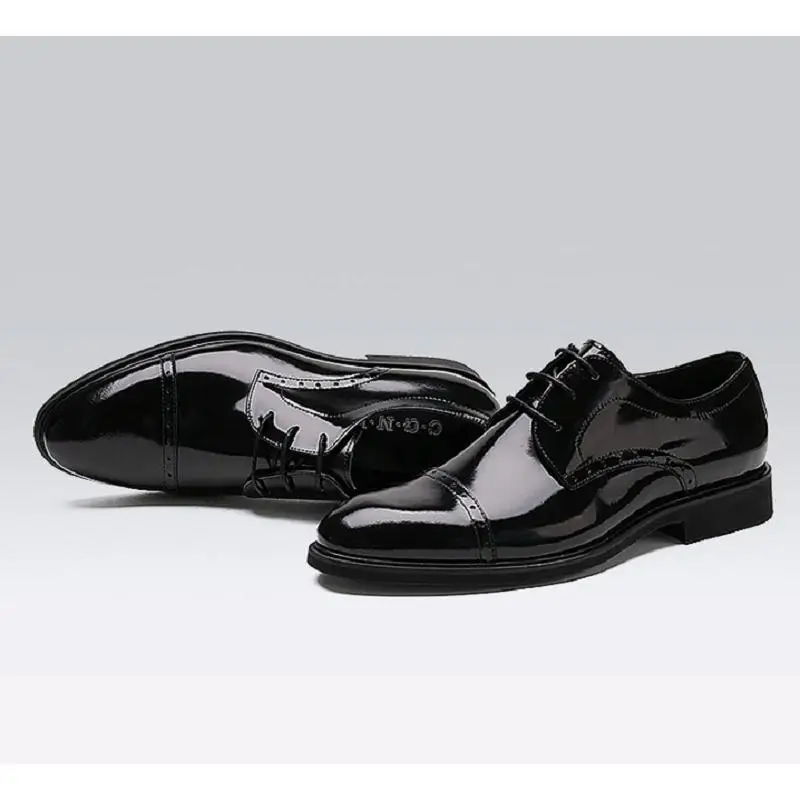 

MYCORON New Arrivals Men Boots Breathable Wedding Shoes Luxury Designer Shoes Business Pointed Toe Male Shoes Zapato Hombre