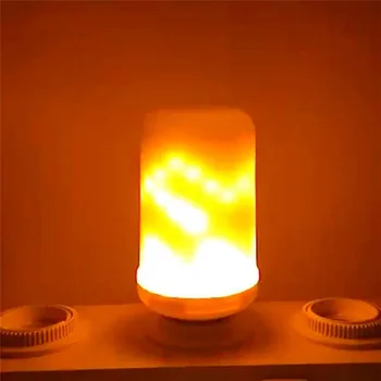 

E27 LED bulb Flame Flickering Corn AC85V-265V E27 Simulation Fire home lamp Indoor Outdoor Christmas Decorative Holiday CF280