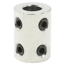 6mm x 8mm Bore Stainless Steel Robot Motor Wheel Coupling Coupler 6mm to 8mm