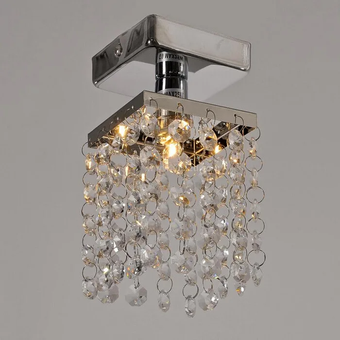 

110V/220V Free Shipping Modern Crystal Ceiling Lights Lustre Lighting Pure K9 Crystal 80*80*125mm Indoor Lighting Fixture WCL006