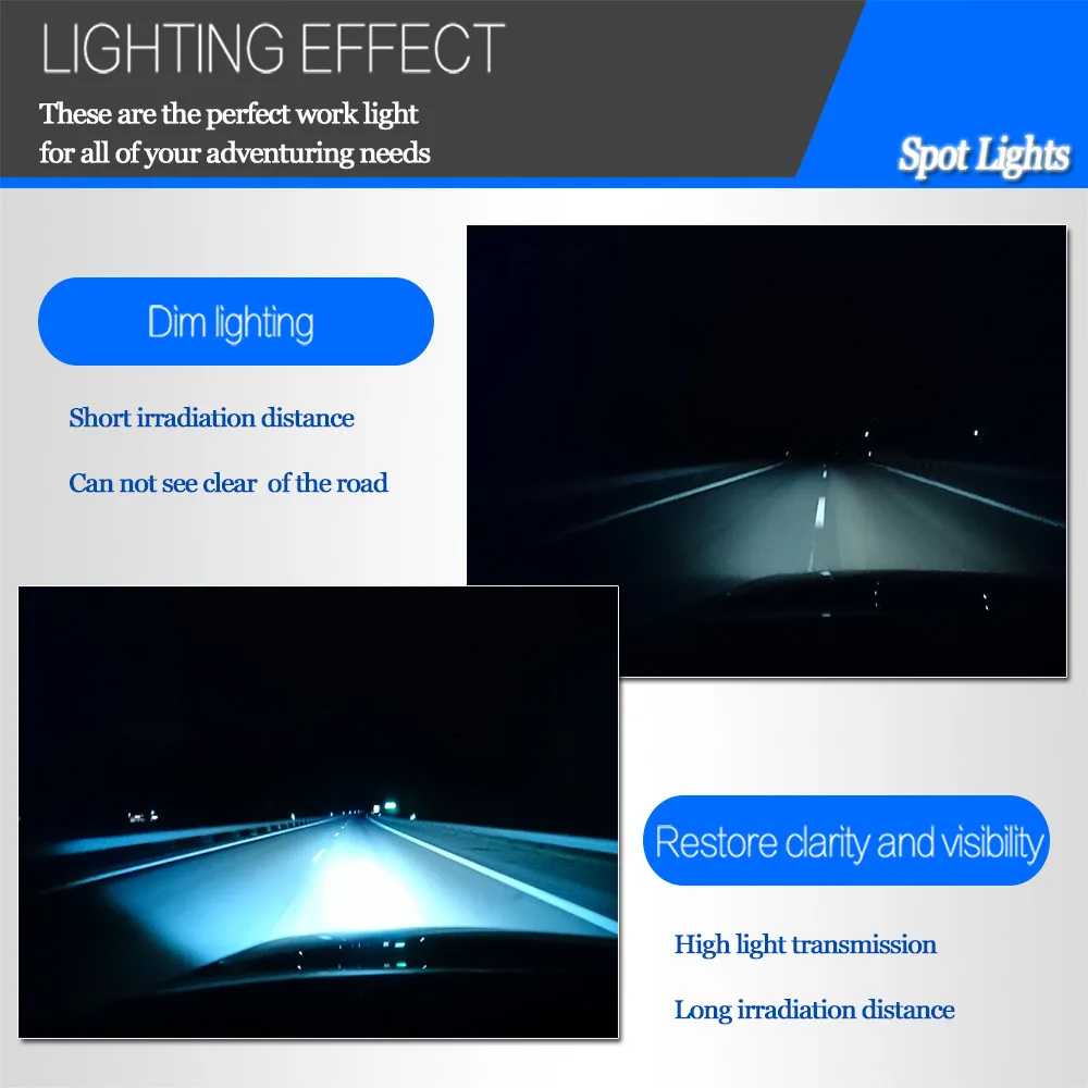 Llight Worklight светодиодные балки 4x4 внедорожные автомобильные аксессуары 3000K 6500K фары