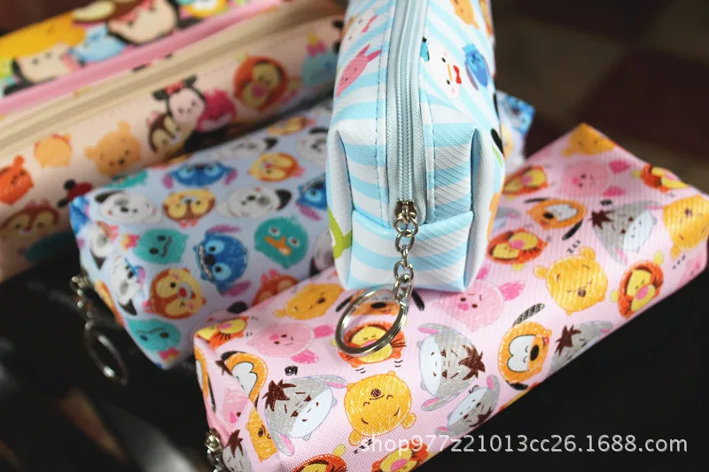 Disney Микки Мышь мультфильм портмоне кулон сумка пакет Минни бумажник дети девушка косметичка для хранения карандаш случае малыш