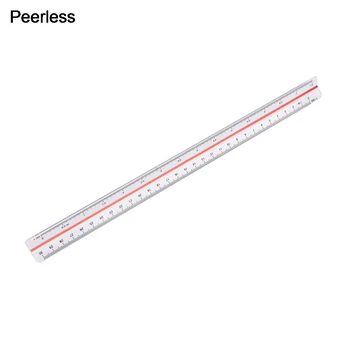 

Peerless 1:20 /25 /50 /75 /100 /125 Plastic Triangular Scale Ruler
