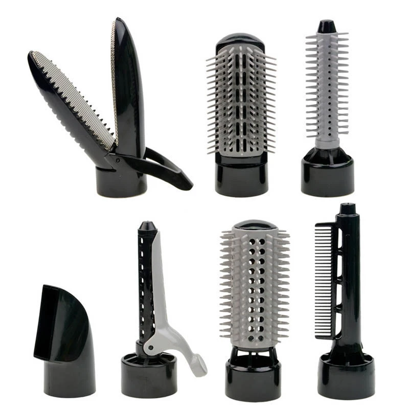 

Professional 7-in-1 Multifunctional Anti-static Conical Barrel Shaped Electric Hair Dryer Set/ Hair Styling Brush Comb set 1347