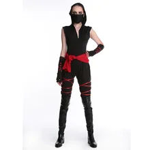 Cheap adult women Skeletons pirate costume halloween party dress up costume shirt vest trouses boot headband Costumes Suits