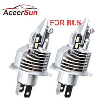 Aceersun 2 قطعة J20 سيارة LED H4 حافلة ضوء المدمجة مصباح أضاءه أمامي 6000Lm P43T HS1 دراجة نارية كشافات 6500 K الأبيض مقبس إضاءة -اللعب(China)