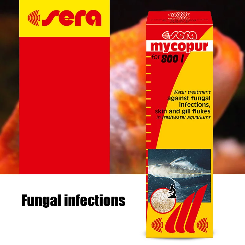Sera mycopur fungal infections skin gill flukes disease sick medicine