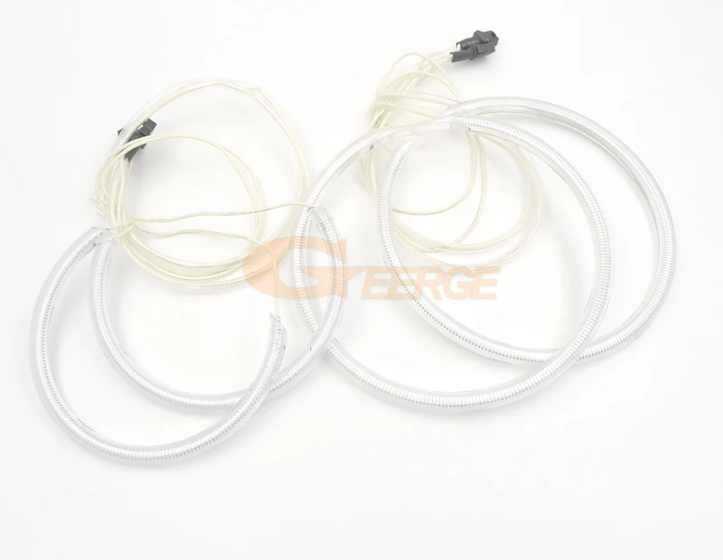 Anéis de Auréola para Chrysler Excelente Ultra Brilhante Ccfl Anjo Olhos Kit Voyager Grand iv 2005 2006 2007 2008 15 voyager iv 2005 2006 2007 2008