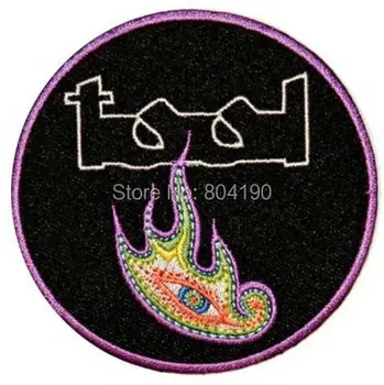 

3" Tool Eye Logo Art American Logo music band Iron On/Sew On Patch Tshirt TRANSFER MOTIF APPLIQUE Rock Punk Badge Free shipping