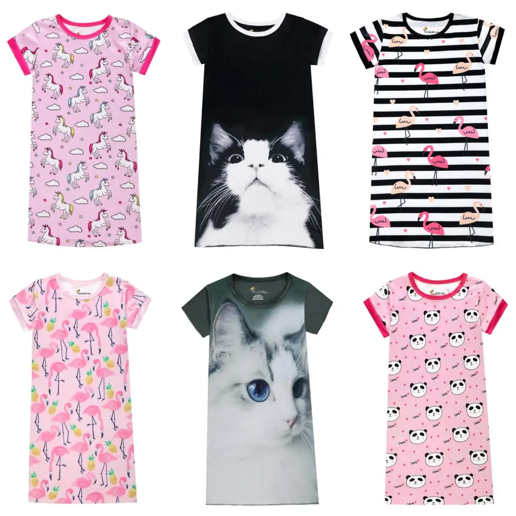 cat night dress