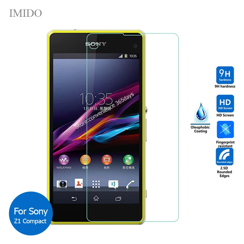 Защитное закаленное стекло для Sony Xperia Z1 Compact 9h защитное на Z 1 D5503 D 5503|glass screen