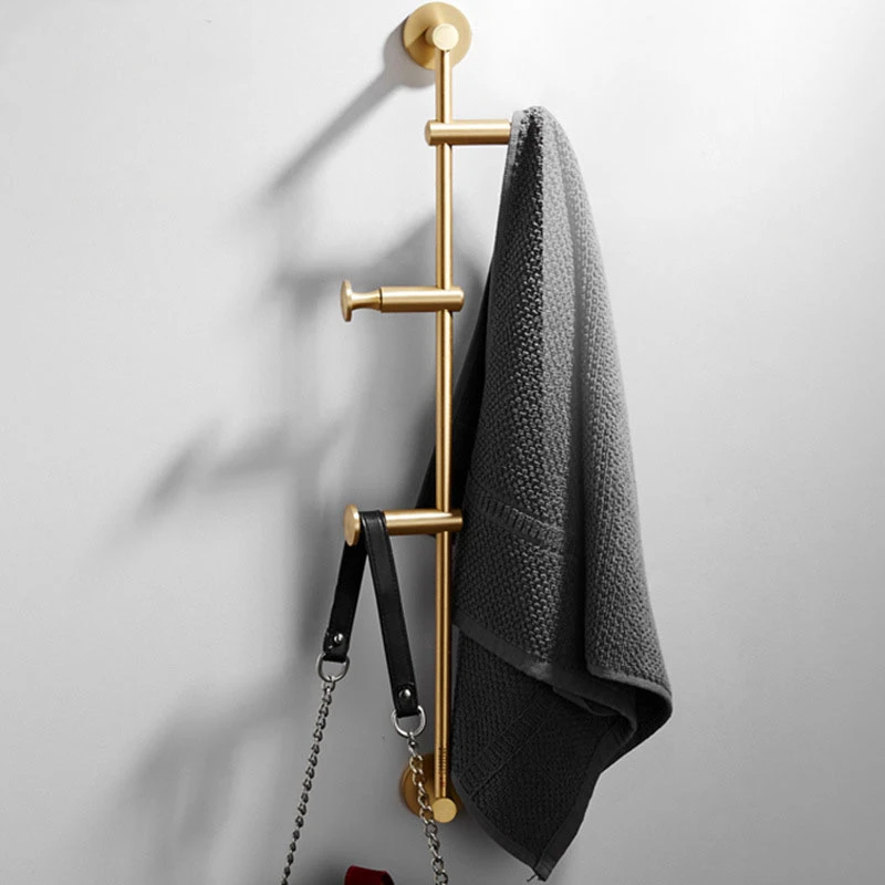 60cm Brass Cloth Hanger North European Wall Hook Bedroom Storage Cloth  Holder Free Shipping|Hangers & Racks| - AliExpress