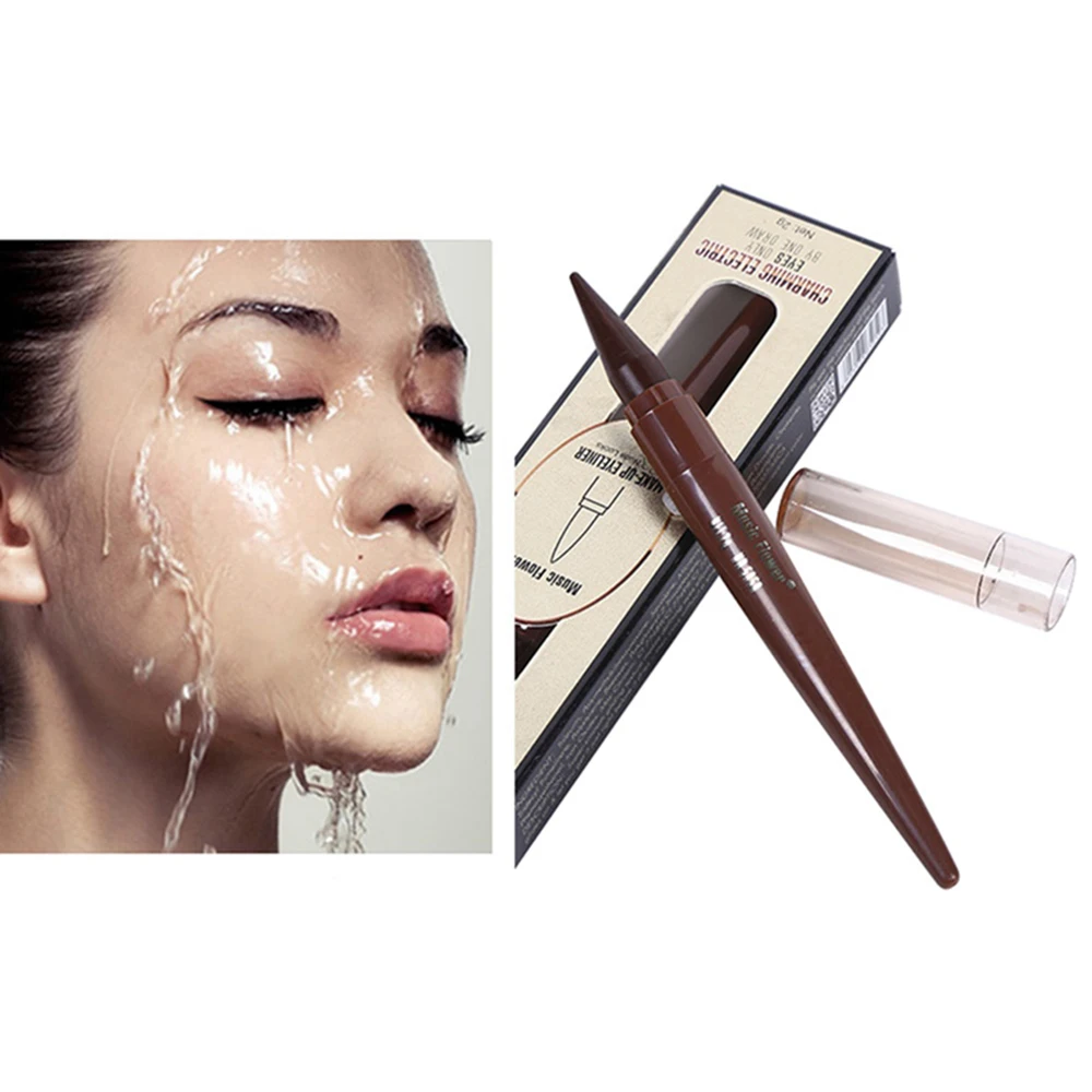 1pc Waterproof Eyeliner Pencil Black/Blue/Brown Matte Longlasting Eye Makeup