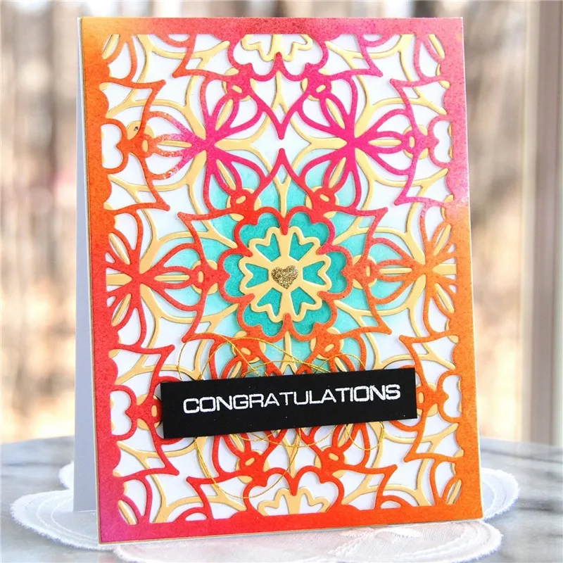 

Naifumodo 1 Pcs/lot Metal Cutting Dies Scrapbooking for Card Making DIY Embossing Cuts New Craft Die Pattern Cover