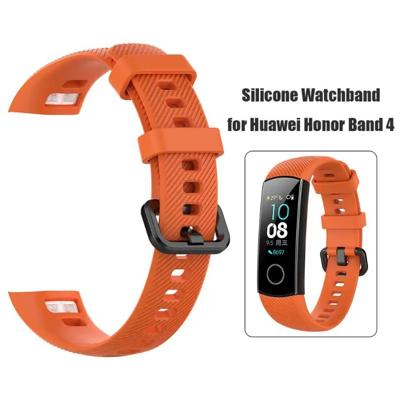 Для Huawei Honor Band 4 1pc силиконовый спортивный ремешок смарт браслет|Смарт-аксессуары|