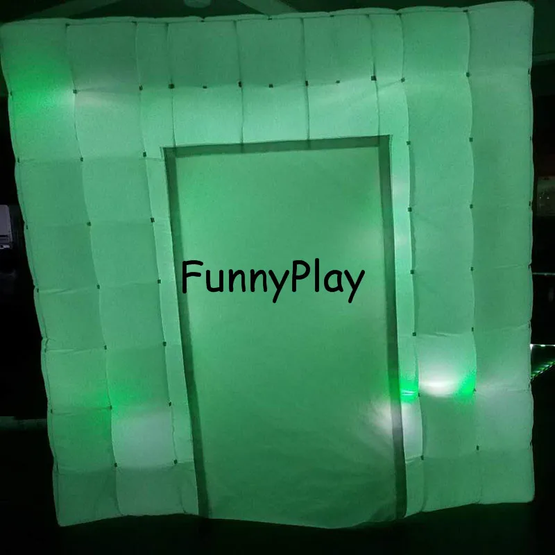 LED lighted inflatable photo booth3