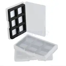 3 шт. Супер тонкая пластиковая приманка на рыболовный крючок мух коробка с 6 магнитными рыболовные снасти Коробка для хранения передач