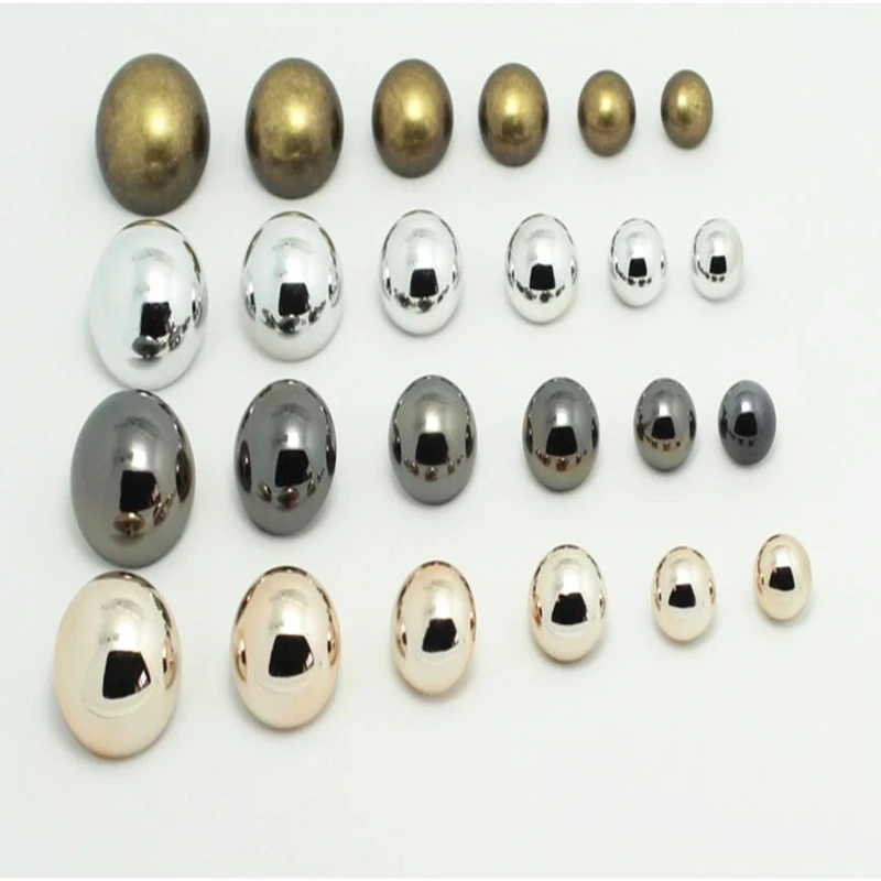 

100PCS-20pcs 7.5MM-23MM PLATING HALF BALL BUTTON SHIRTBUTTON DRESS BUTTON Denim shirt BUTTON