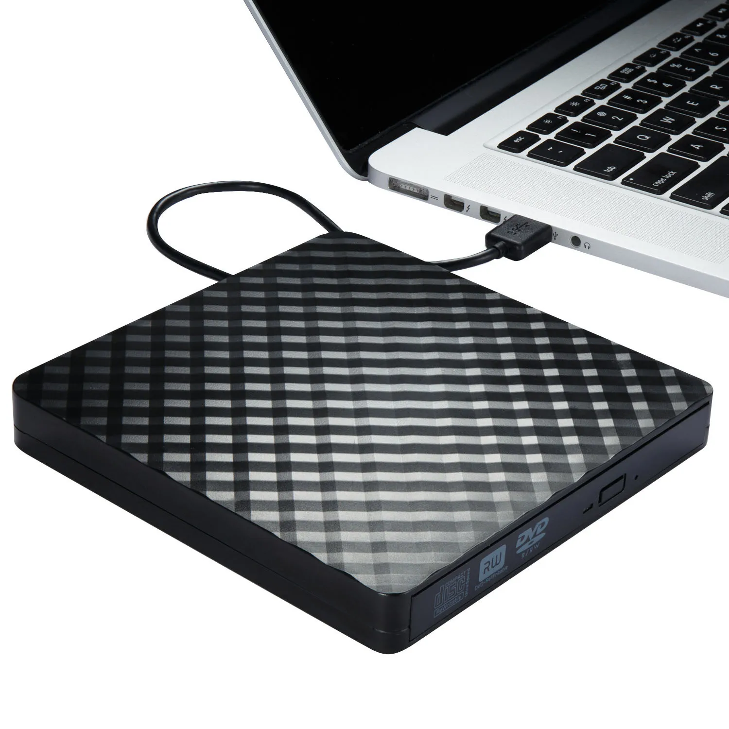 

Stylish USB 3.0 DVD ROM Player CD-RW External DVD Optical Drive Portable Reader Writer Recorder for Laptop Computer PC Gadgets