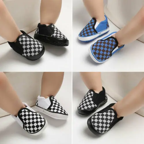 Newborn baby boy girl prewalker soft sole kids shoes 0-18 11cm