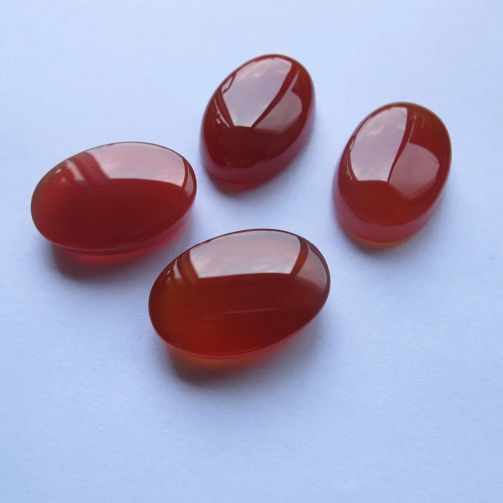 Очаровательный с натуральным красным агатом Carnelian18x26x8mm ювелирный камень кобошон подходит камень кольцо подвеска ожерелье DIY 4 шт./лот