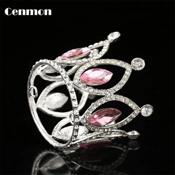 

Girls Small Crown Tiaras Headpieces Rhinestone Diadem Boys Baby Birthday Party Prom mini Crown Wedding hair jewelry Accessories