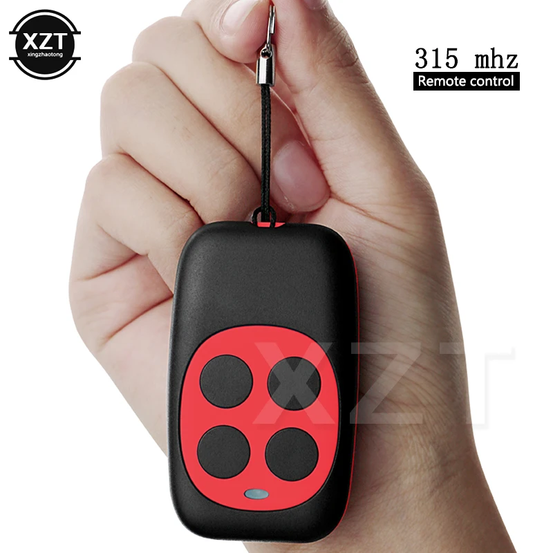 

315 MHz Ultralight Multicolour Remote Control Door Key Switch Duplicator Adjustable Frequency Keychain with Battery