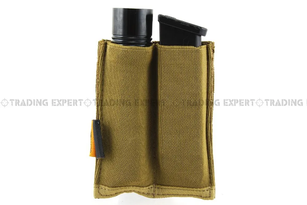 Фонарик с двойной магнитной сумкой для подключения к магазину|molle magazine pouch|magazine