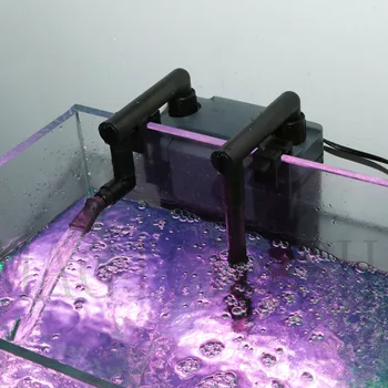 

SUNSUN External hang on power filter quiet silence aquarium fish water plant tank replace cartridge.Fish tank biochemical filter