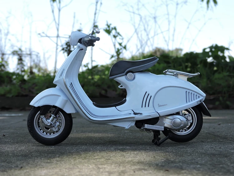 Художественный Ретро стиль 1/12 специальный литой металл VESPA 946 мотоцикл Настольный дисплей Коллекция Модель