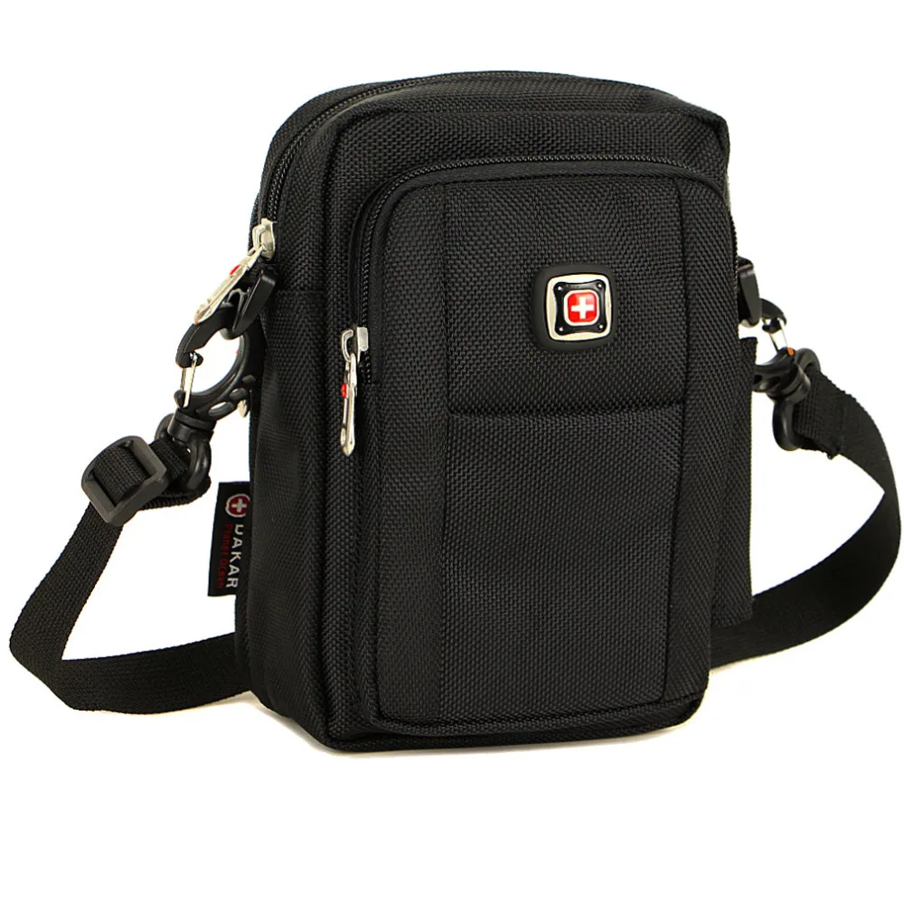 Military tactical Black Running sport travel Small Shoulder Bag