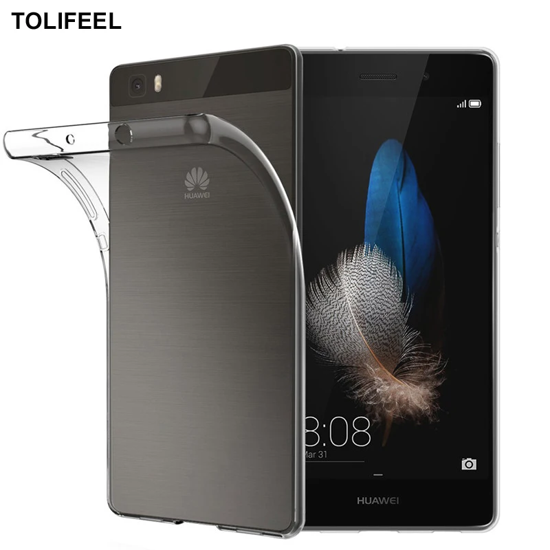 

TOLIFEEL For Huawei P8 Lite Case Silicone Cover Original P8 Lite 2015 Smartphone Slim Transparent Phone Protection Soft Shell