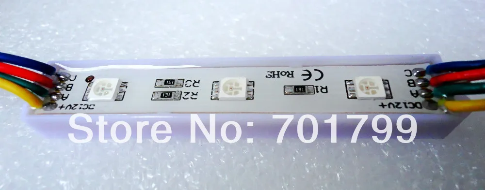20 шт. DC12V 5050 светодиодный узел сброса RGB модуль Класс IP67 0 72 Вт Высокая яркость|rgb