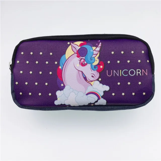 New Anime Game Pencil Case Pen Bags School Student Multi function flip