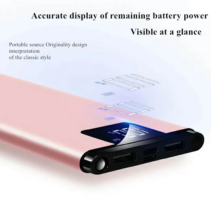 Водонепроницаемый портативный внешний аккумулятор 30000 мАч для всех смартфонов, внешний аккумулятор, быстрая зарядка, внешний аккумулятор 3,0, двойной USB
