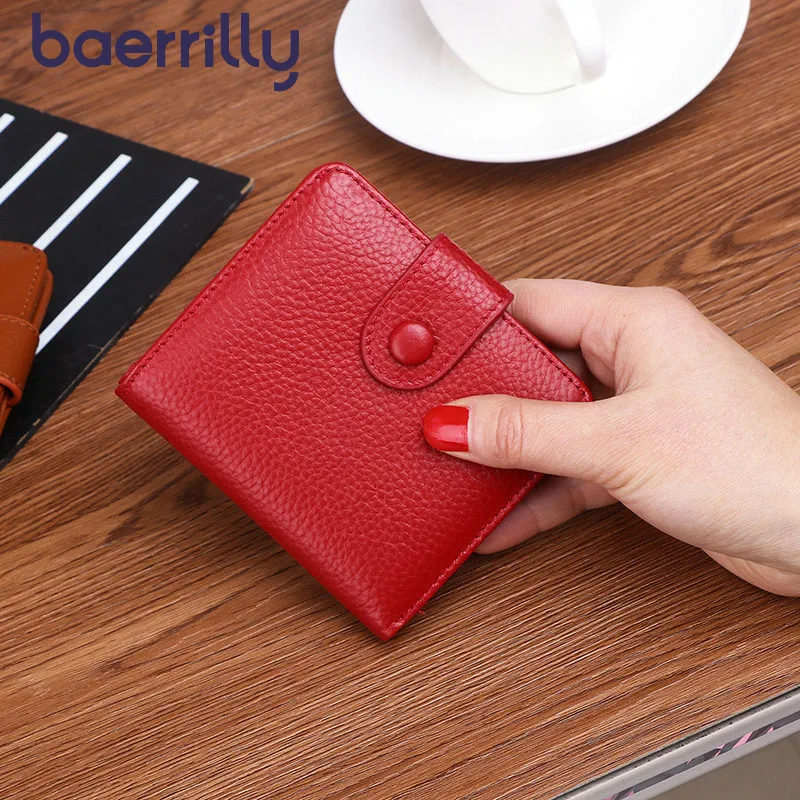 

Fashion Genuine Leather Women Wallet Coin Purse Zipper Clutch Bags Money Pocket Female Card Holder Womens Wallets And Purses